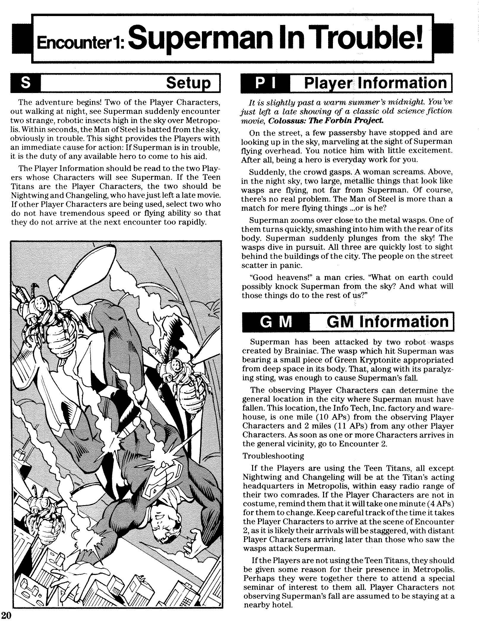 Mayfair Games DC Heroes The Doomsday Program RPG module with Brainiac!
