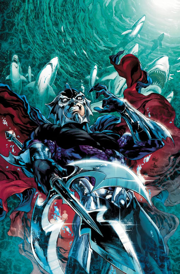 Aquaman #14 cover by Ivan Reis, Joe Prado, and Rod Reis