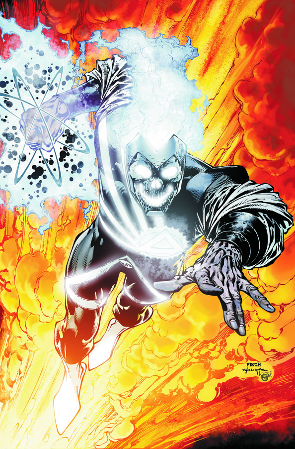 Brightest Day #4 Cover with Black Lantern Firestorm