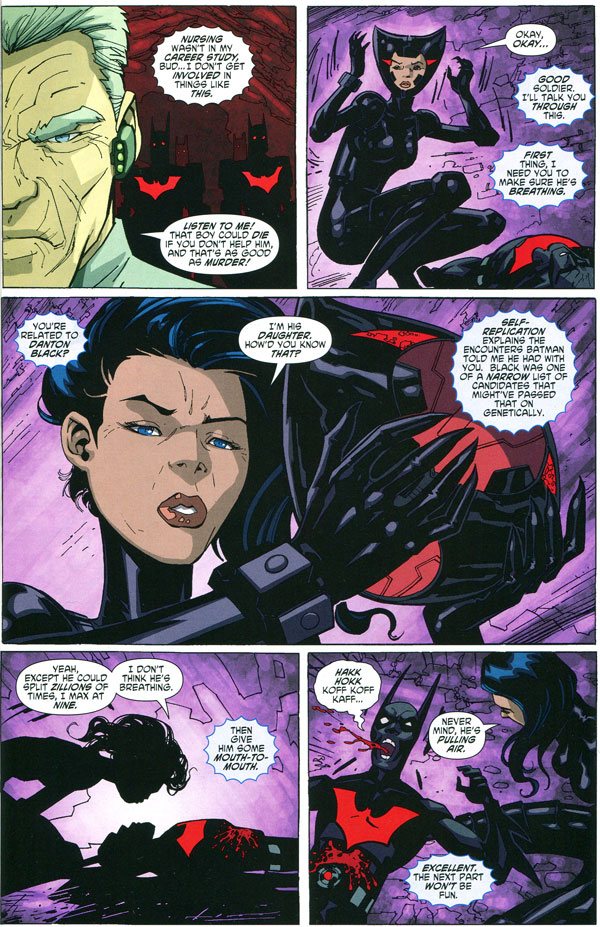Batman Beyond's Catwoman is Multilpex's daughter - Also with Bruce Wayne and Terry McGinnis