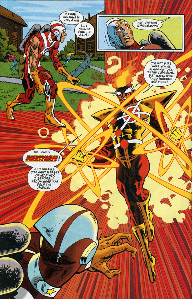 Firestorm in Green Lantern: Circle of Fire by Brian K. Vaughan and Norm Breyfogle