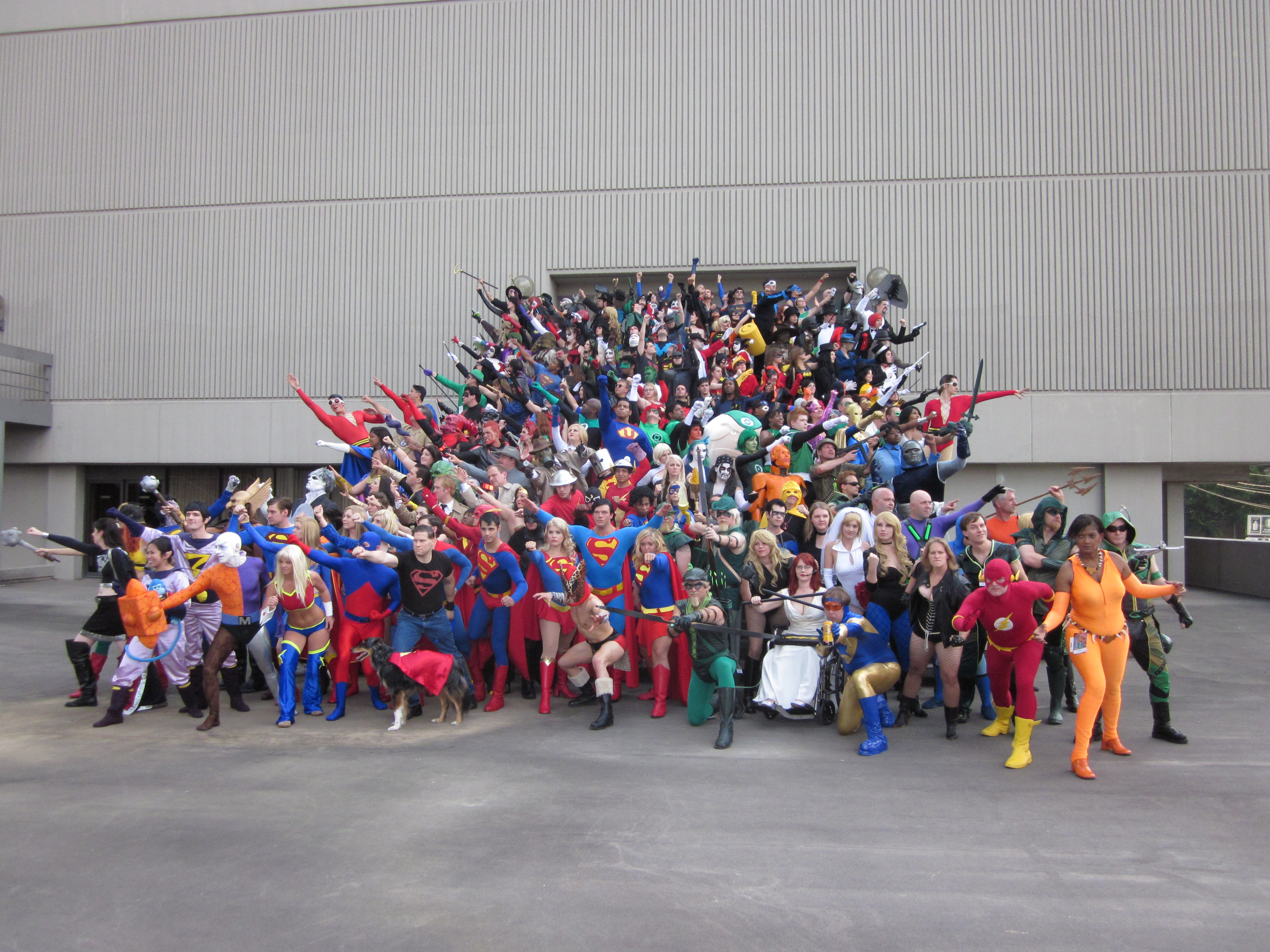 DC Comics cosplay photoshoot at DragonCon 2011