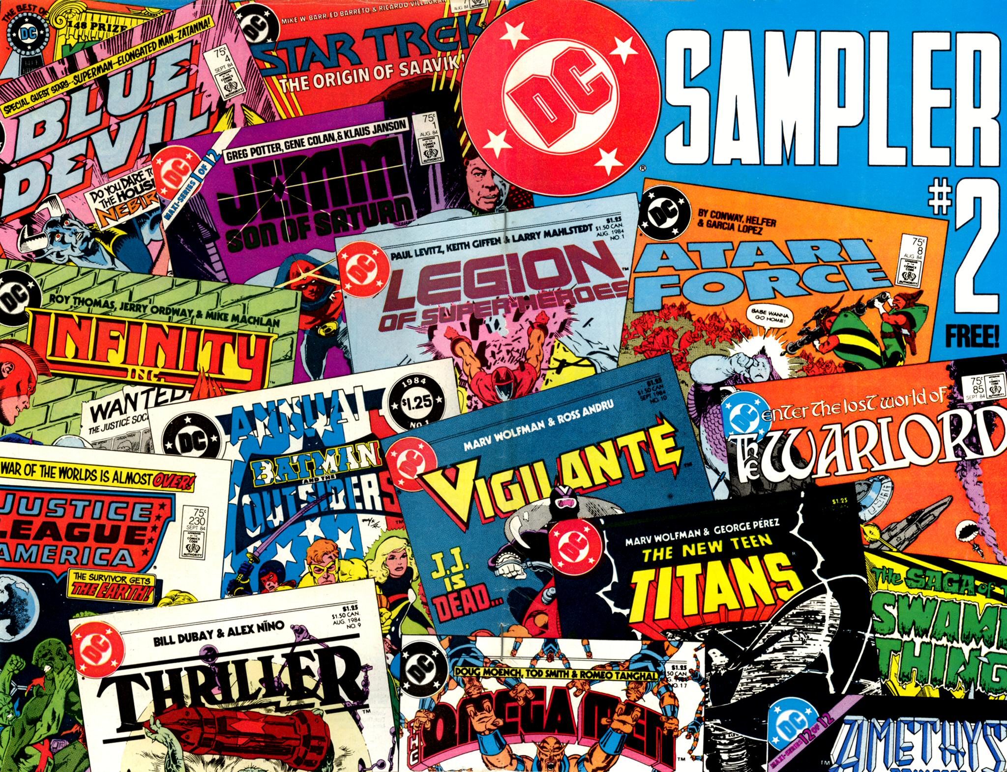 DC Sampler #2 cover from 1984