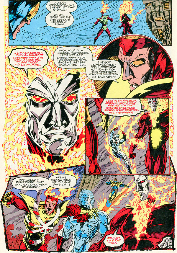 Extreme Justice #5 - Firestorm - How Ronnie Raymond beat cancer and got his powers back