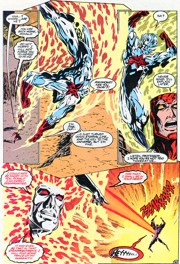 Extreme Justice #5 - Firestorm - How Ronnie Raymond beat cancer and got his powers back