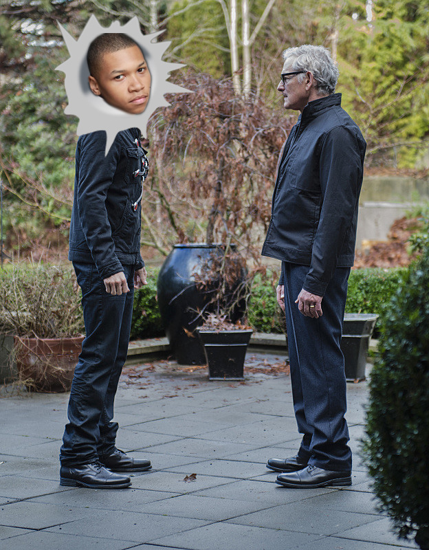 Franz Drameh as Jay Jackson - Part of Firestorm with Victor Garber