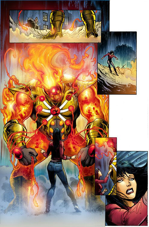 Fury of Firestorm: The Nuclear Men #2 page 1 by Yildiray Cinar and Steve Buccellato