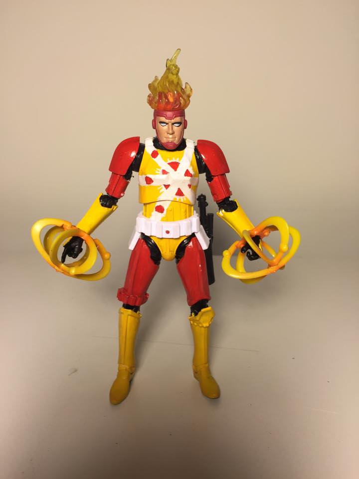 Custom Firestorm action figure by Travis Fowler - FireStormtrooper