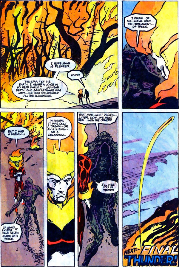 Firestorm #92 featuring Swamp Thing by John Ostrander and Tom Mandrake