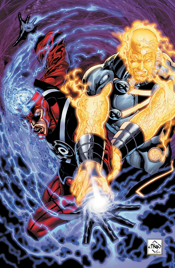 Fury of Firestorm: The Nuclear Men #11 cover by Ethan Van Sciver with Joe Harris, and Yildiray Cinar