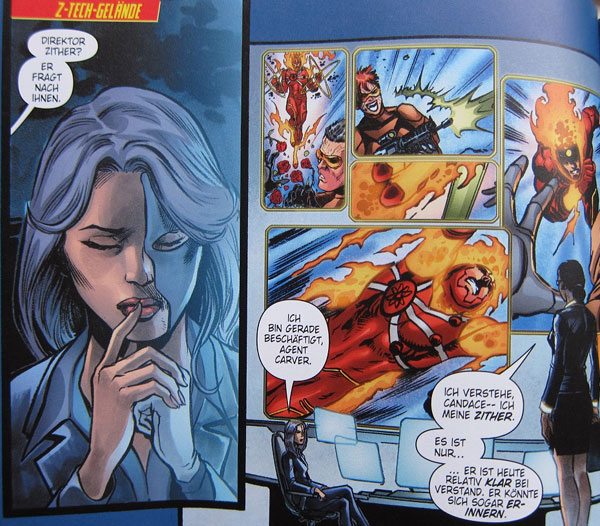 German version of The Fury of FIrestorm The Nuclear Men by Ethan Van Sciver, Gail Simone, and Yildiray Cinar