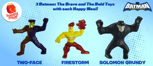McDonalds Happy Meal Batman the Brave and the Bold Firestorm