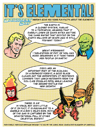 Brightest Day Fun Facts: It's Elemental!
