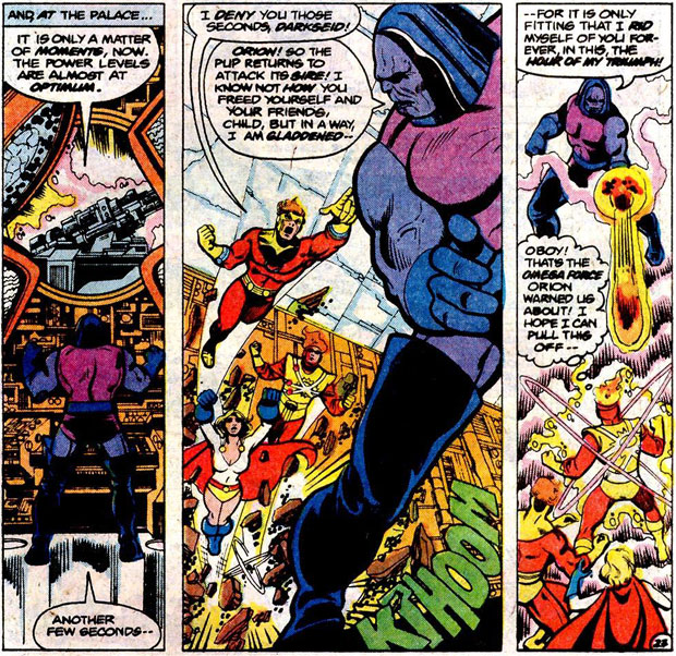 Justice League of America #185 featuring Darkseid versus Firestorm