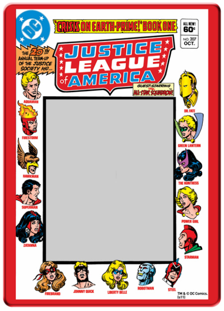 Justice League Customizable Photo Panel