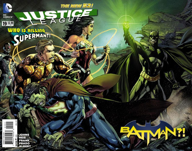 Justice League #19 cover by Ivan Reis, Joe Prado, and Rod Reis