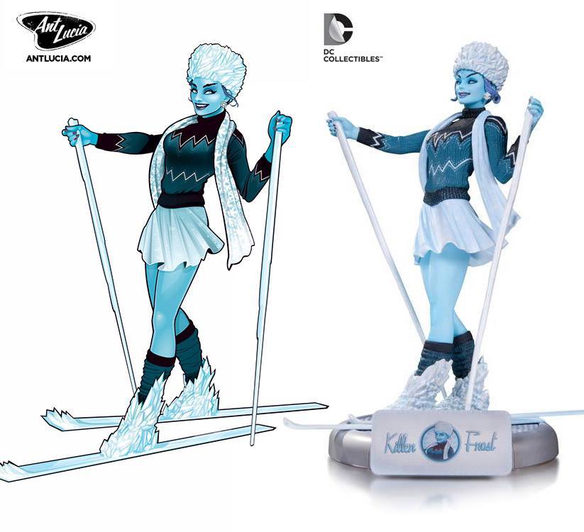 DC Comics Bombshells Killer Frost Statue with art by Ant Lucia