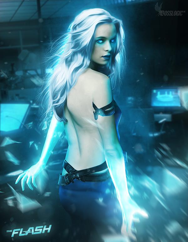 Danielle Panabaker as Killer Frost fan art by BossLogic