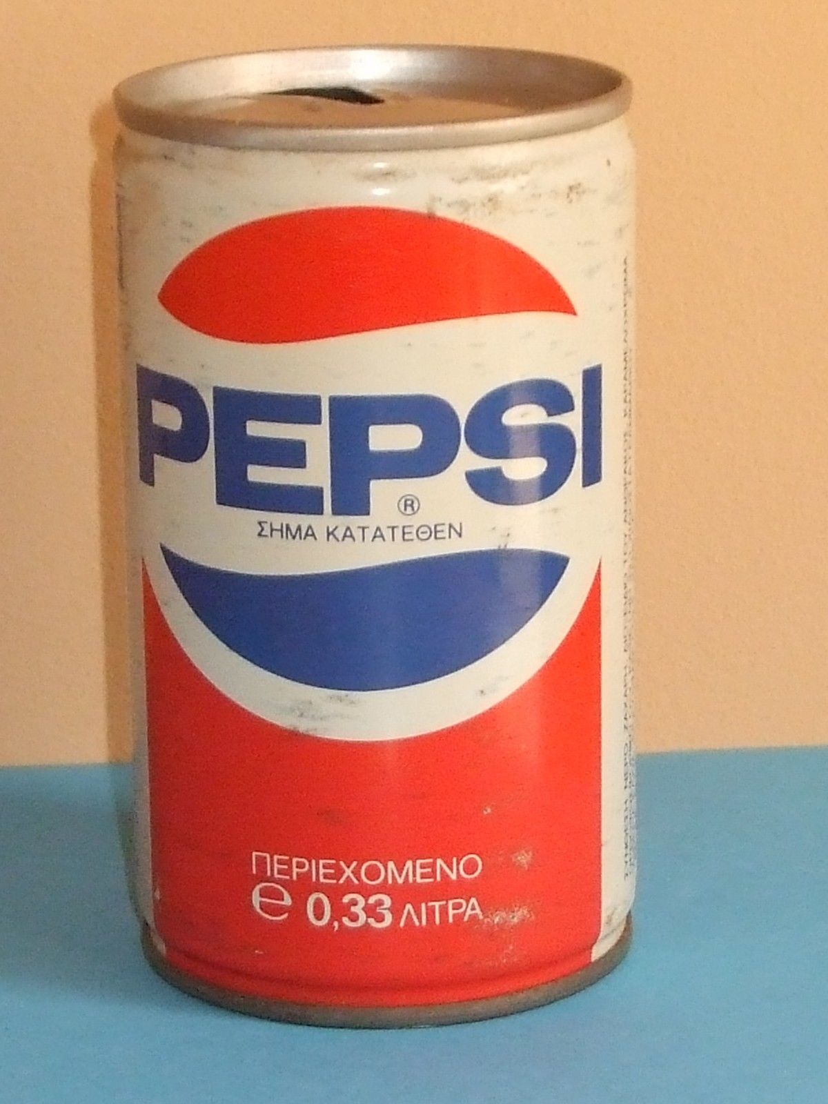 Firestorm Pepsi Can from Greece 1982