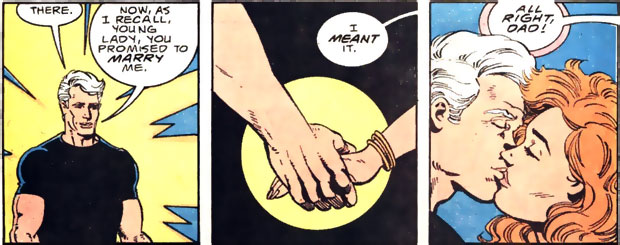 Plastique after her Presidential pardon in Captain Atom #50