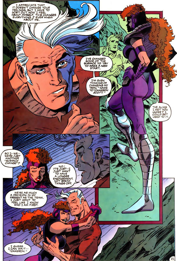 Captain Atom postpones his wedding to Plastique in Extreme Justice #16