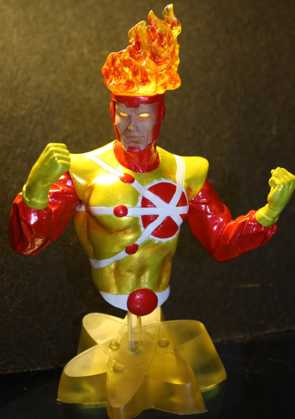 Firestorm custom statue by jimM and Jesse321