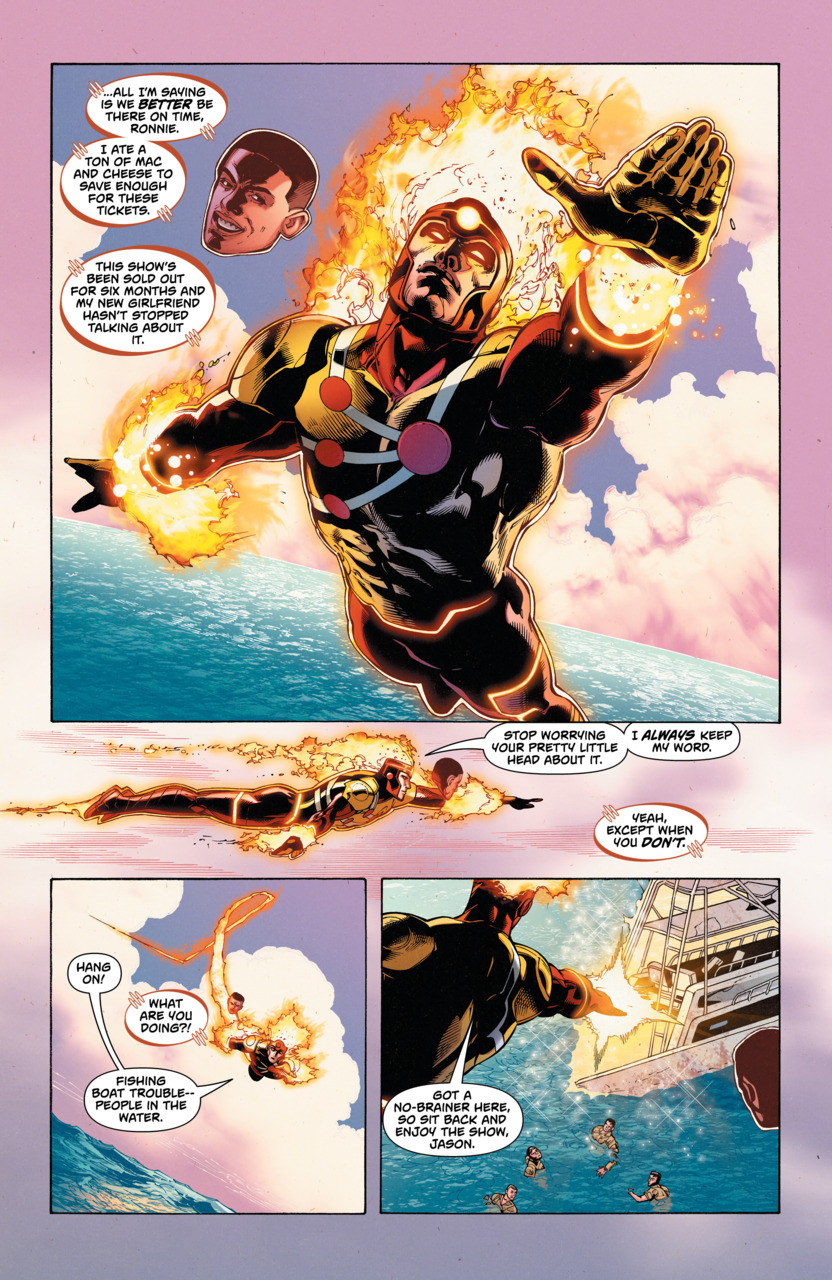 Superman/Wonder Woman #21 featuring Firestorm