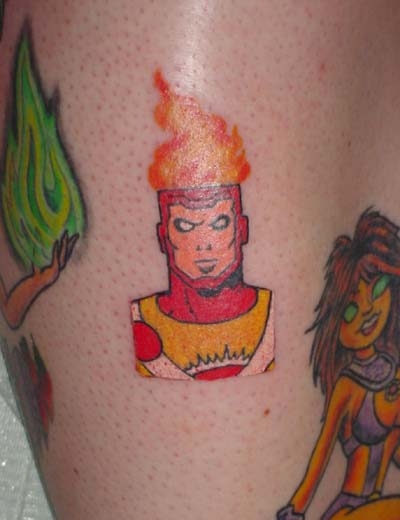 Amazing Tattoos of Fire-based Superheroes | Firestorm Fan