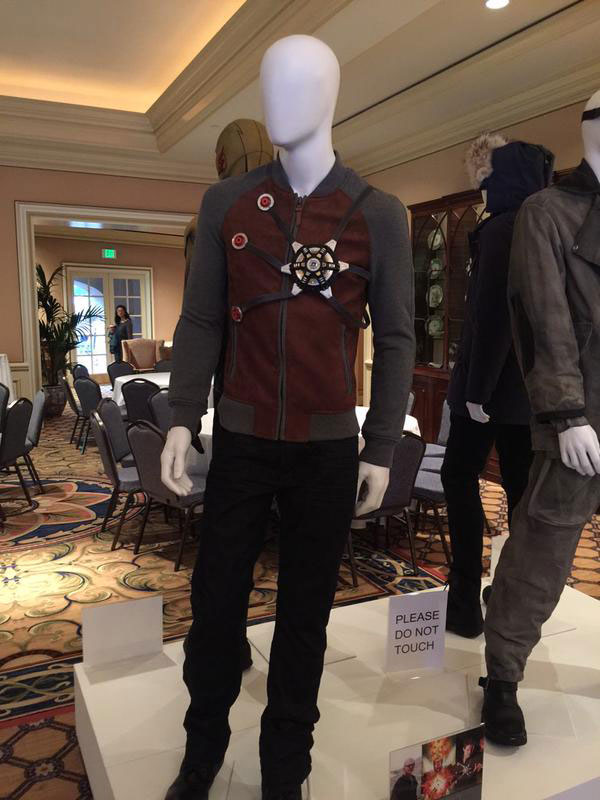 Firestorm costume from The Flash seen at Television Critic Association 2015 Press Tour